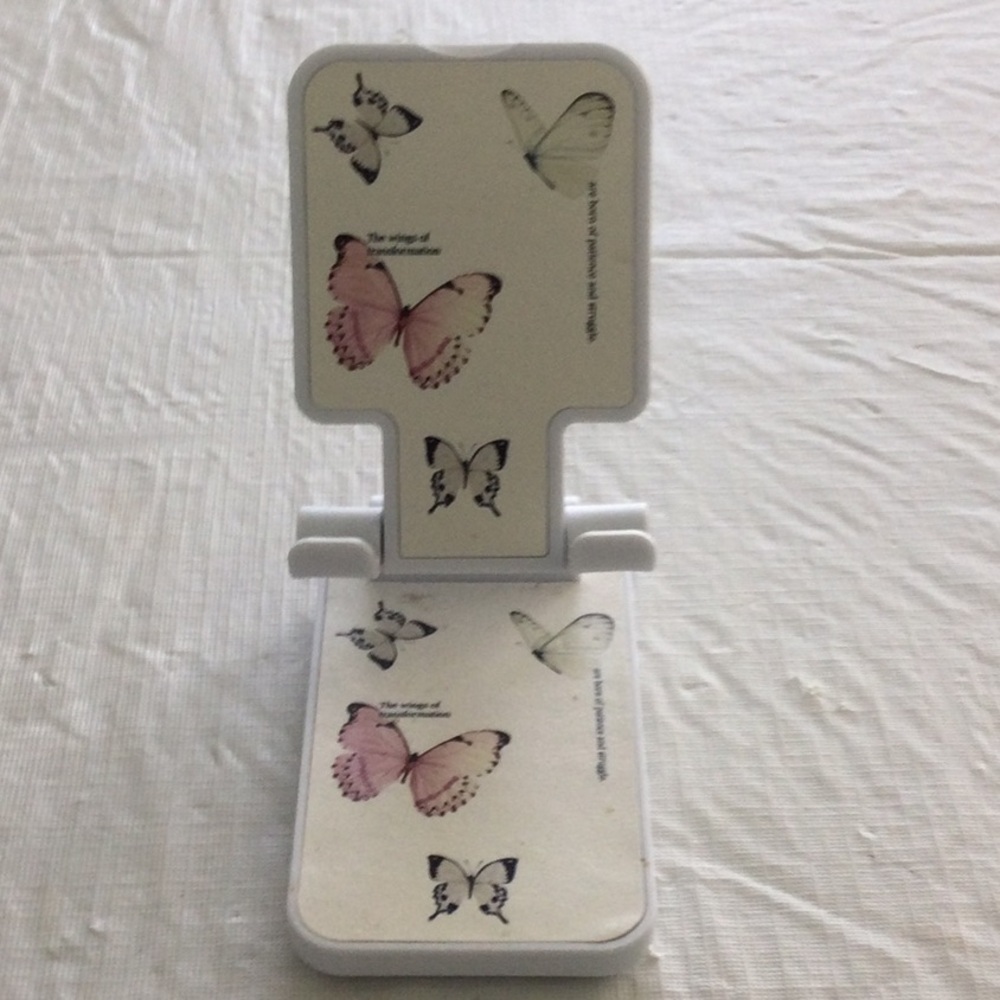 Butterfly Print Phone Stand